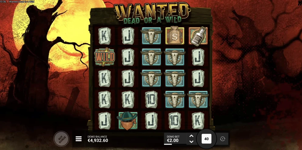 Wanted Dead Or A Wild Slot