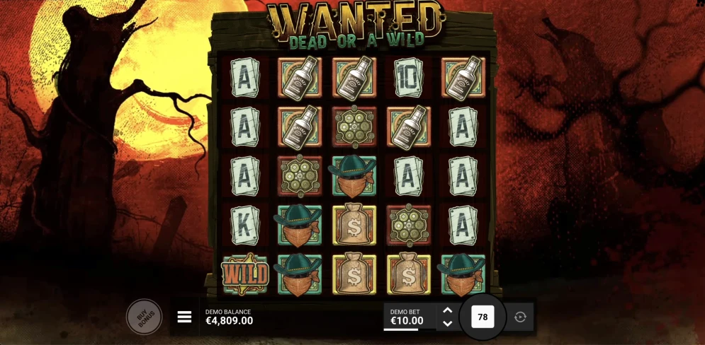 Wanted Dead Or A Wild Slot
